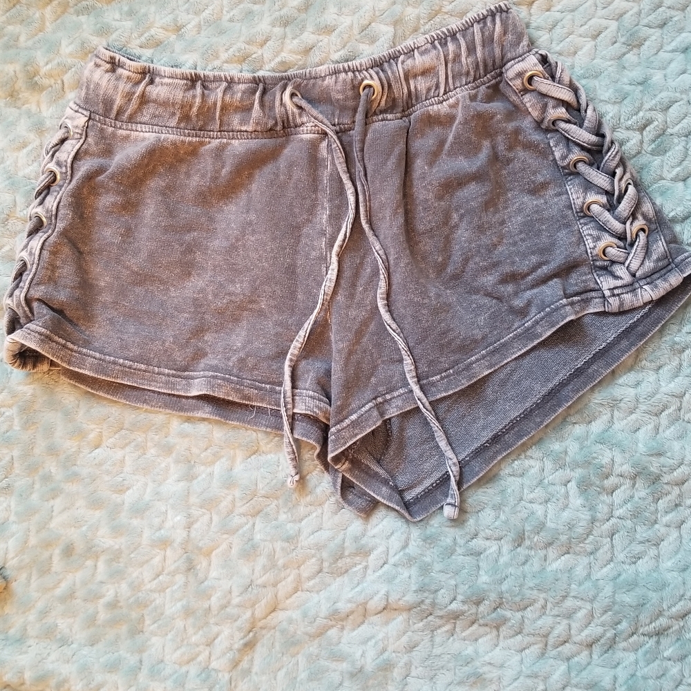 Vanilla star grey pajama shorts